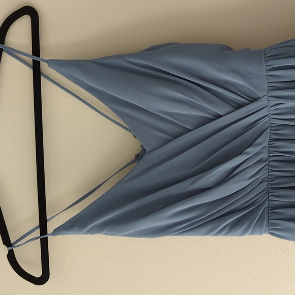 Blue Bill Levkoff Bridesmaid Dress - Picture 2 of 4